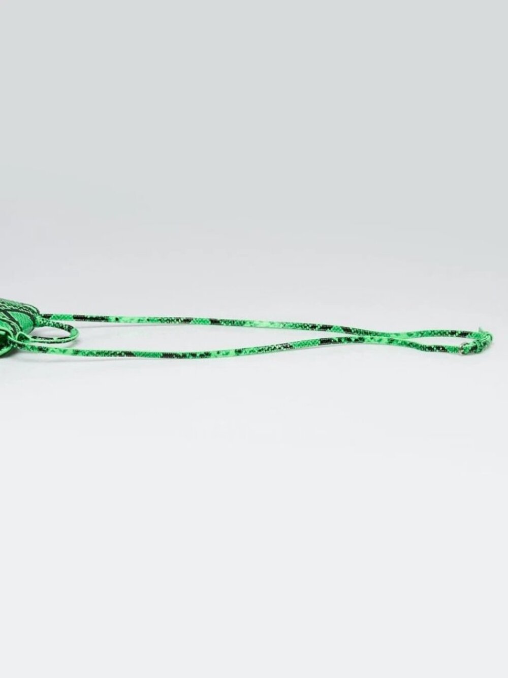 Balenciaga Green/Black Faux Python Leather Hourglass Mini Top Handle Bag - Picture 9 of 11